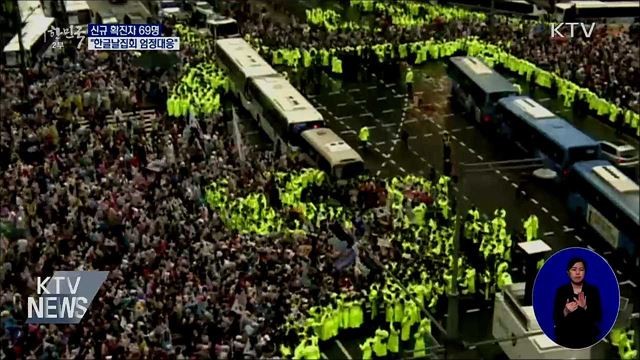 신규확진 69명···"한글날집회 엄정 대응"