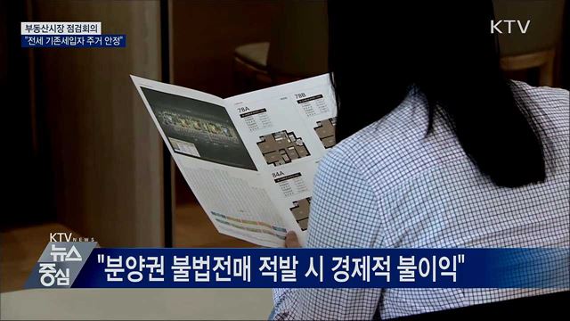 "임대차 3법으로 전세 기존세입자 주거안정"