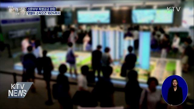 신혼부부 특별공급 완화···맞벌이 소득요건 160%까지