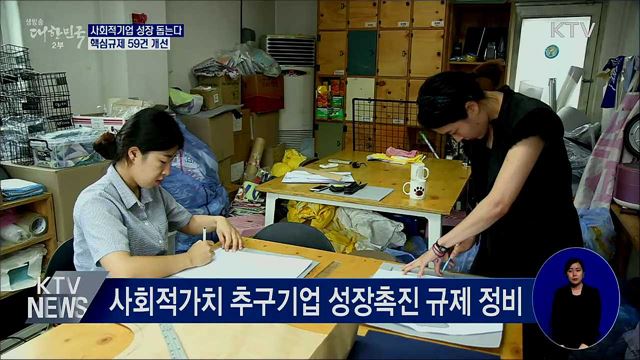 사회적기업 성장 돕는다···핵심규제 59건 개선