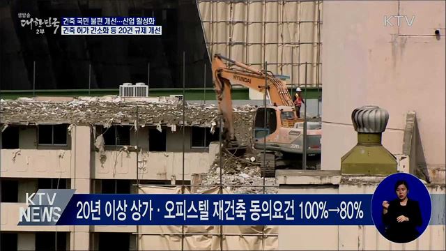 건축허가 간소화 등 국민 불편 건축 규제 개선