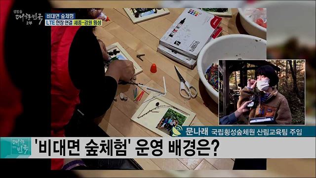 코로나 우울 극복, 비대면 숲체험