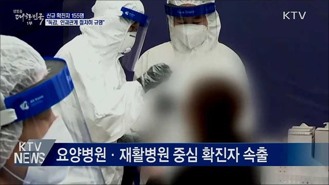 신규확진 155명···"할로윈데이 집단감염 경계"