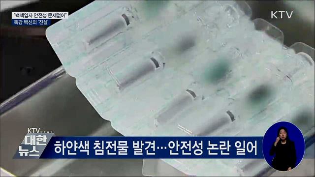 "백색입자 안전성 문제없어"···독감백신의 진실