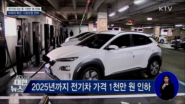 전기차 5년 후 1천만 원↓···미래차 선점 전략