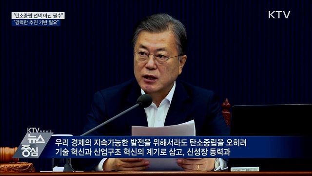 "탄소중립은 필수···강력한 추진 기반 필요"