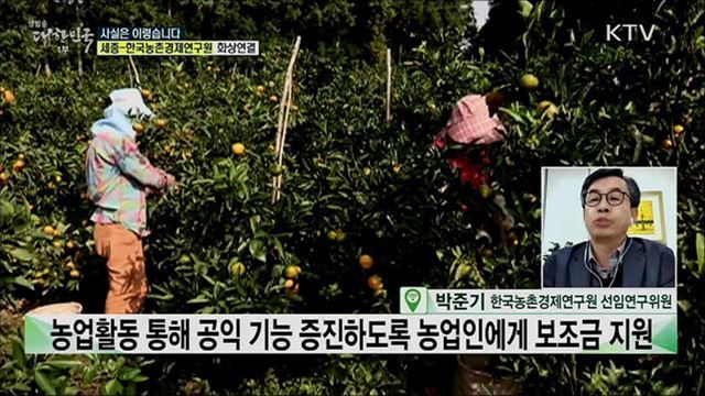 공익직불제, '논쪼개기' 통한 부정수급 가능성 높아? [사실은 이렇습니다]