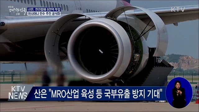 산은 "한진칼에 8천억 투입해 아시아나 인수 추진"