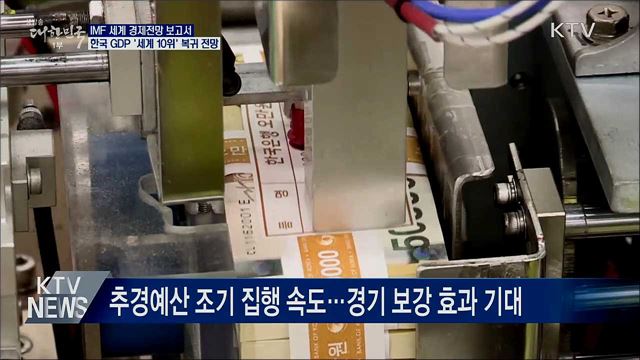 IMF, 올해 한국 GDP '세계 10위' 복귀 전망