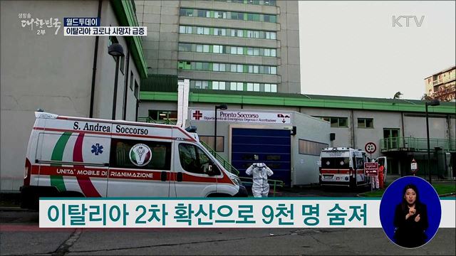 이탈리아 코로나 사망자 급증 [월드 투데이]
