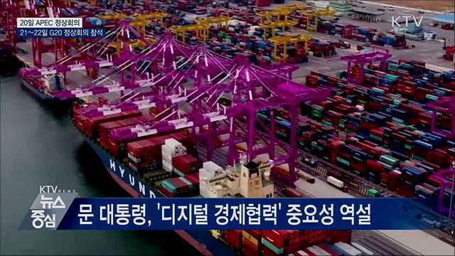 문 대통령, 20~22일 APEC·G20 정상회의 참석