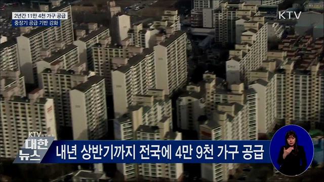 2년간 공공임대 11만 4천 가구 공급···전세난 해소