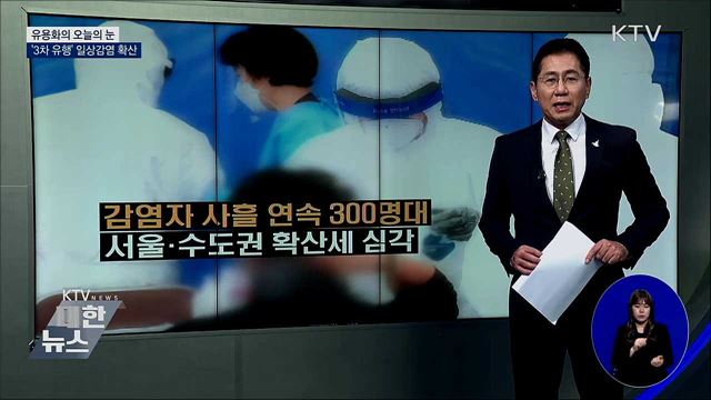 ‘3차 유행’ 일상감염 확산 [유용화의 오늘의 눈]