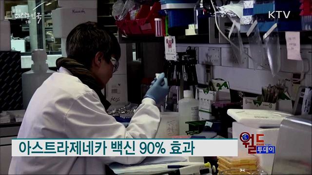 아스트라제네카 백신 90% 효과 [월드 투데이]