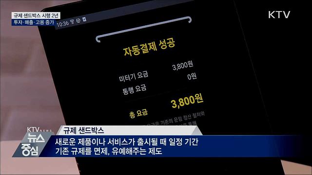 규제 샌드박스 시행 2년···투자·매출·고용 증가