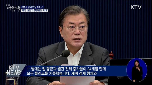 문 대통령 "확실한 경기반등 위해 힘 모아야"