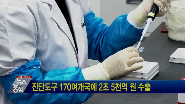 진단도구 170여개국에 2조 5천억 원 수출