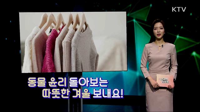 비건 패션, 동물 윤리 알아보는 따뜻한 겨울 보내요!