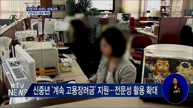 부양가족 있어도 생계급여···기초연금 대상 확대