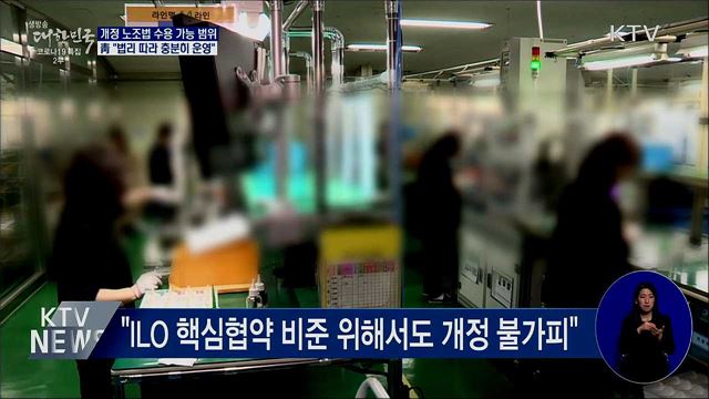 靑 "개정 노조법, 노사 수용 가능한 범위"