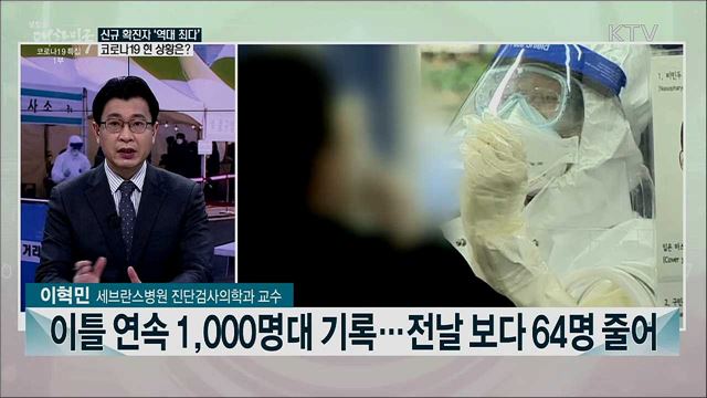'역대 최다' 신규 확진···코로나19 상황과 방역 과제는?