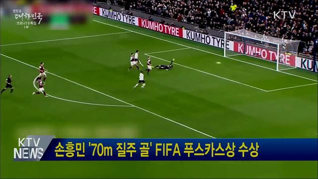 손흥민 '70m 질주 골' FIFA 푸스카스상 수상