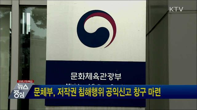 문체부, 저작권 침해행위 공익신고 창구 마련