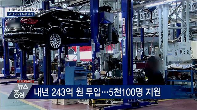 신중년 고용장려금 확대···내년 29개 직무 추가