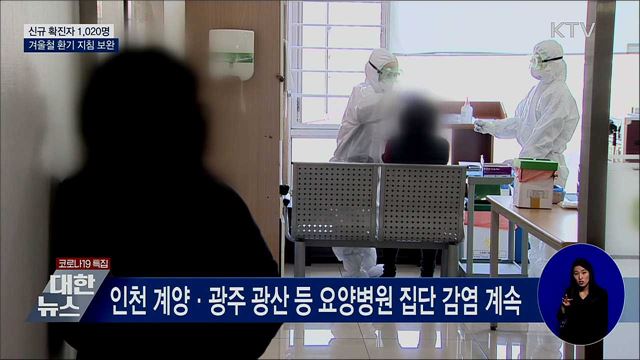 신규 확진 1,020명···겨울철 환기 지침 보완