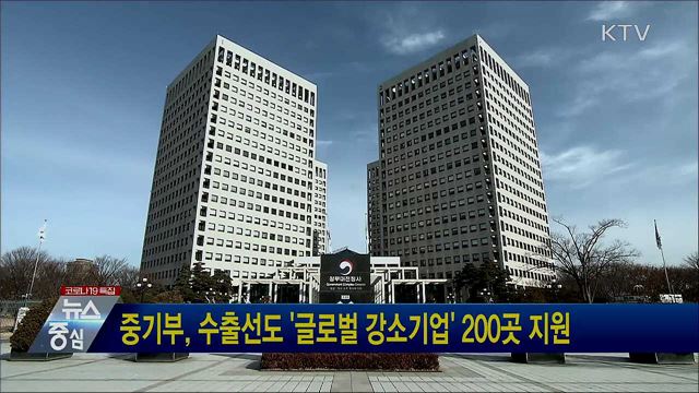 중기부, 수출선도 '글로벌 강소기업' 200곳 지원