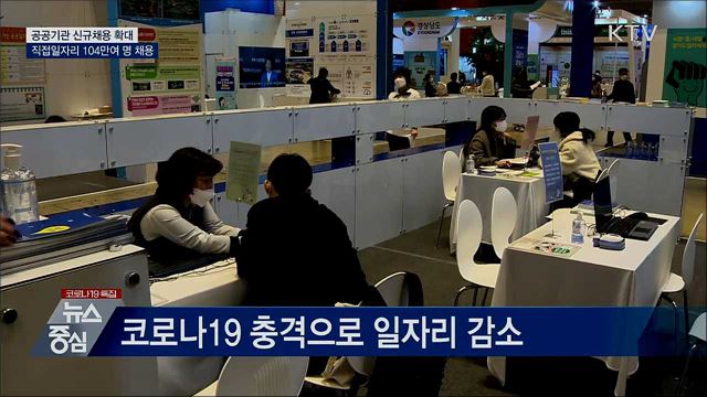 "공공기관 신규채용 작년보다 확대"