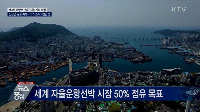 해양수산 신산업 규모 확대···어가 소득 7천만 원