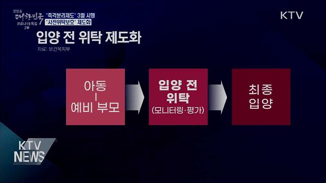 '즉각분리제도' 3월 시행···'사전위탁보호' 제도화