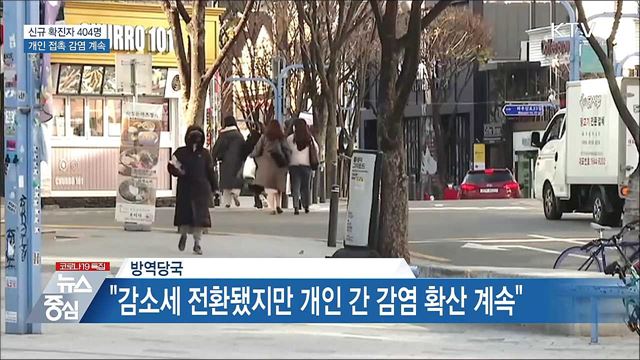 신규확진 404명···격리해제자 전원 요양병원에 인센티브