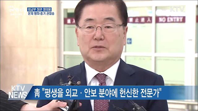 외교 정의용·문체 황희·중기 권칠승