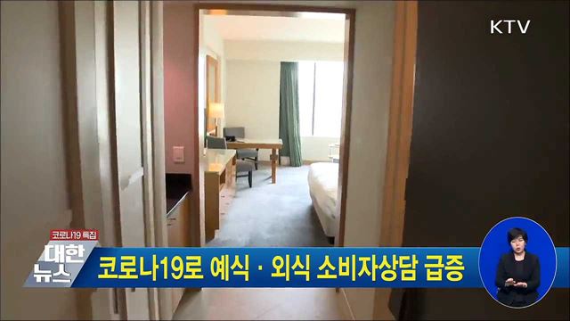 코로나19로 예식·외식 소비자상담 급증