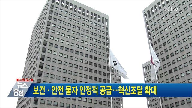 보건·안전 물자 안정적 공급···혁신조달 확대