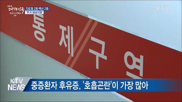 치료제 2종·백신 2종 '추가 임상지원'