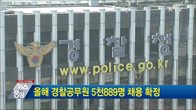 올해 경찰공무원 5천889명 채용 확정