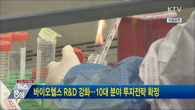 바이오헬스 R&D 강화···10대 분야 투자전략 확정