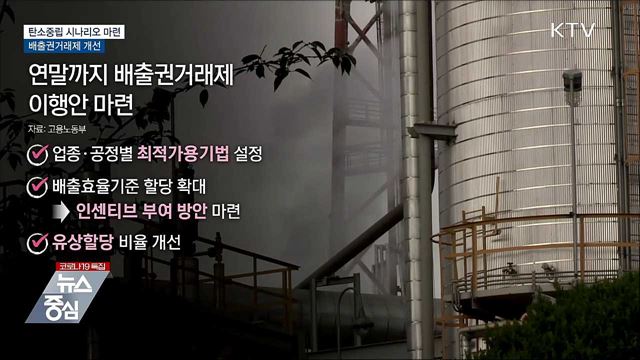 6월까지 탄소중립 시나리오 마련···배출권거래제 개선