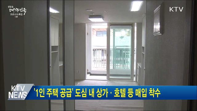 '1인 주택 공급' 도심 내 상가·호텔 등 매입 착수