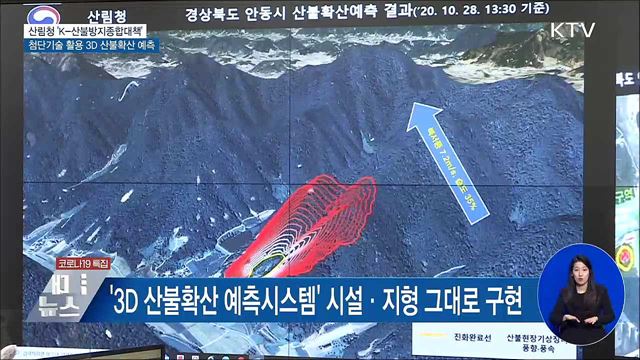 'K-산불방지종합대책'···첨단기술로 산불 확산 예측