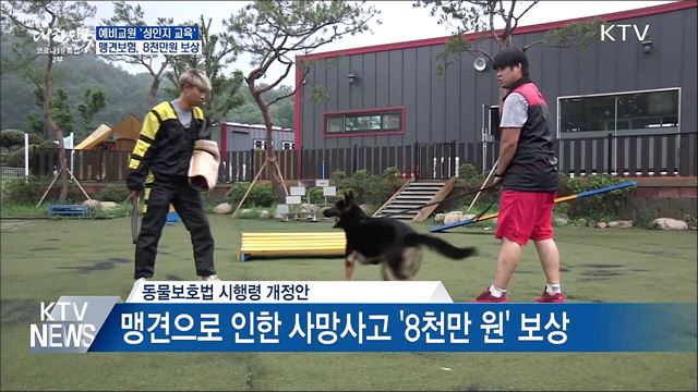 예비교원 '성인지 교육' 의무화···맹견사고 보상