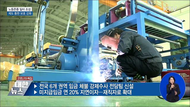 임금체불 강제수사 전담팀 신설