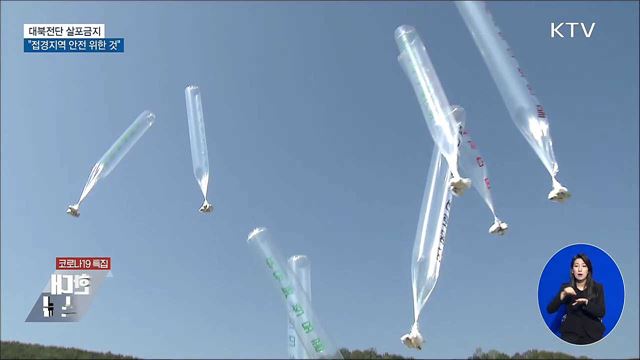 "대북전단금지, 접경지역 국민 안전 위한 것"