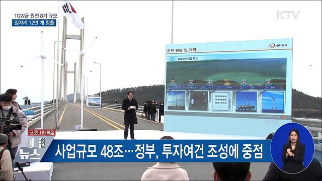 1GW급 원전 8기 규모···일자리 12만 개 창출