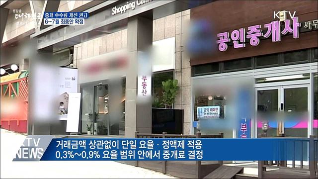 부동산 중개수수료 개선 추진···7월까지 최종안 확정