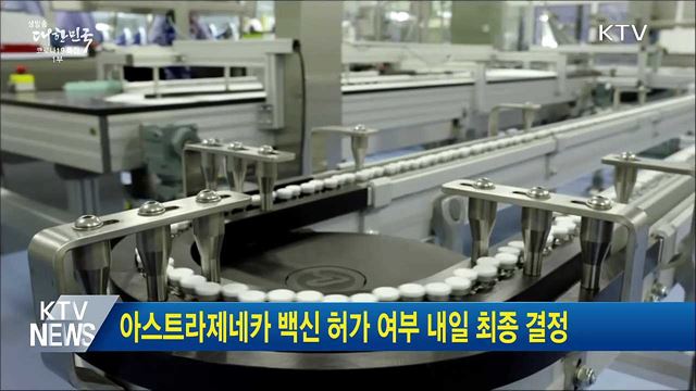 아스트라제네카 백신 허가 여부 내일 최종 결정