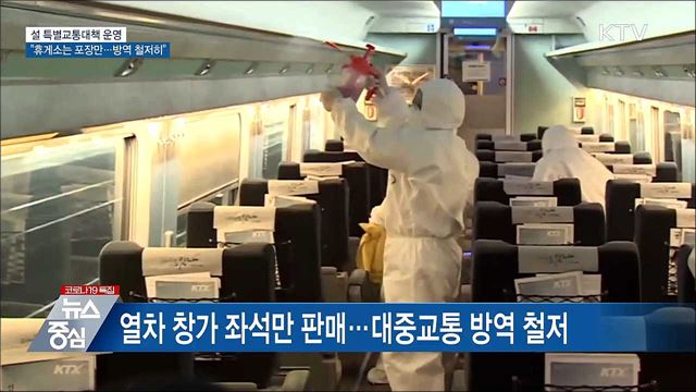 설 특별교통대책···"휴게소 등 도로교통 방역 철저히"